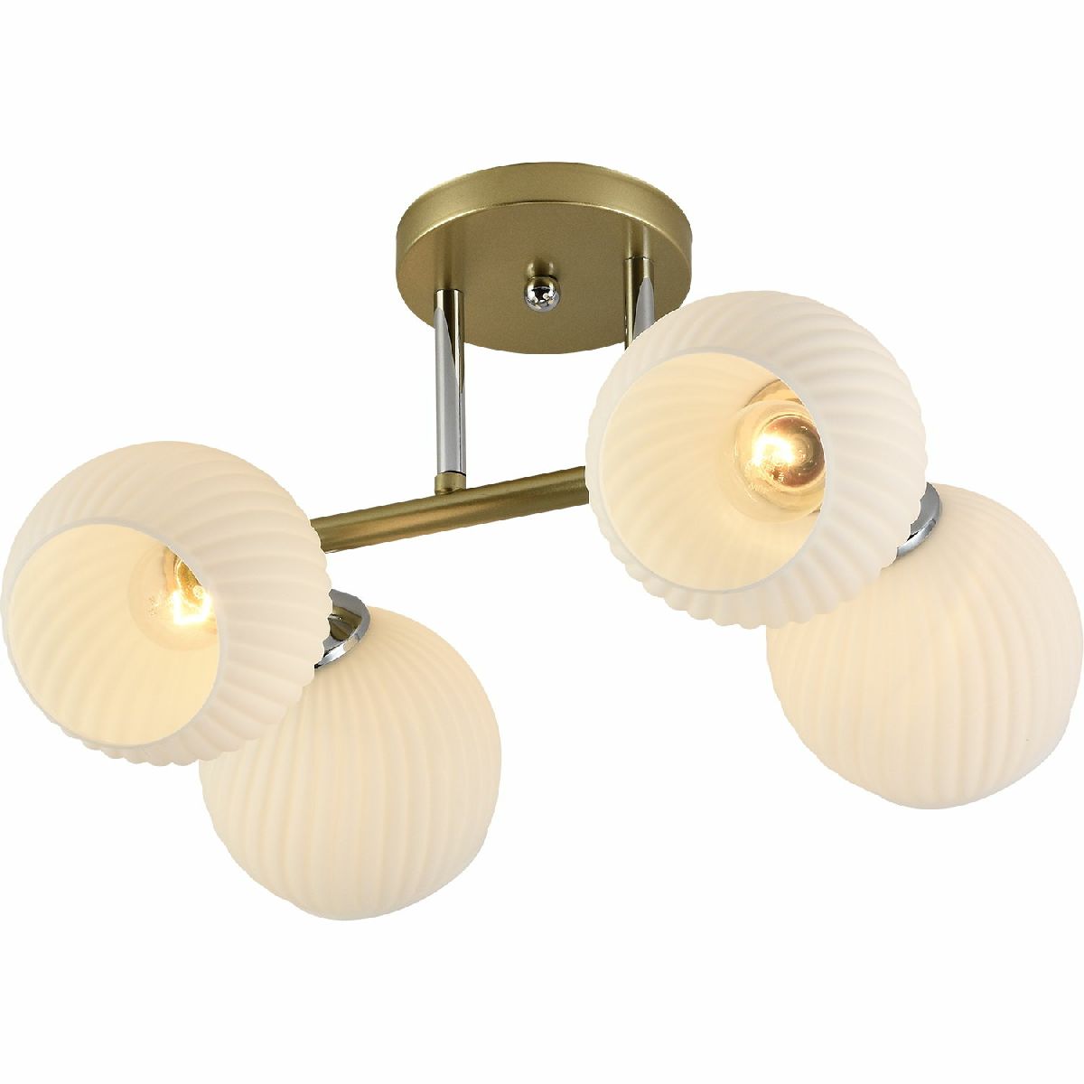 Потолочная люстра Reluce 01375-0.3-04 GOLD+CR