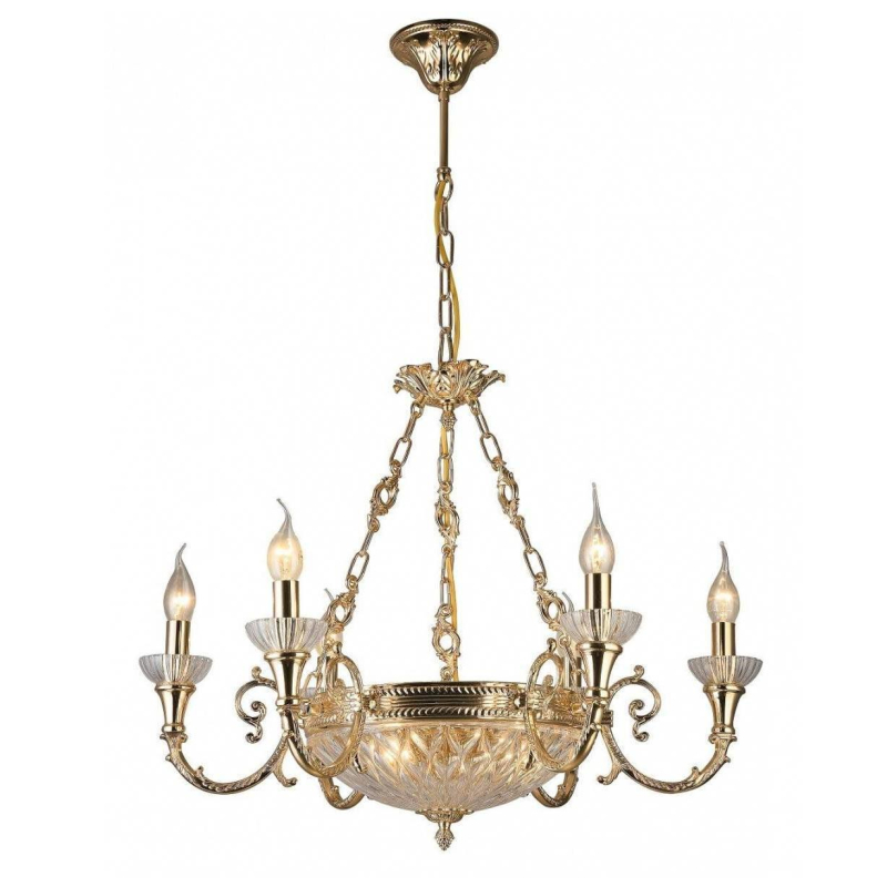 Подвесная люстра Crystal Lux Marina SP6+3 Gold