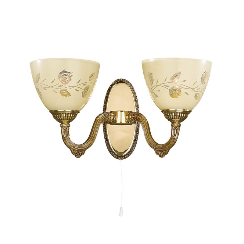 Бра с выключателем на корпусе Reccagni Angelo A 6358/2