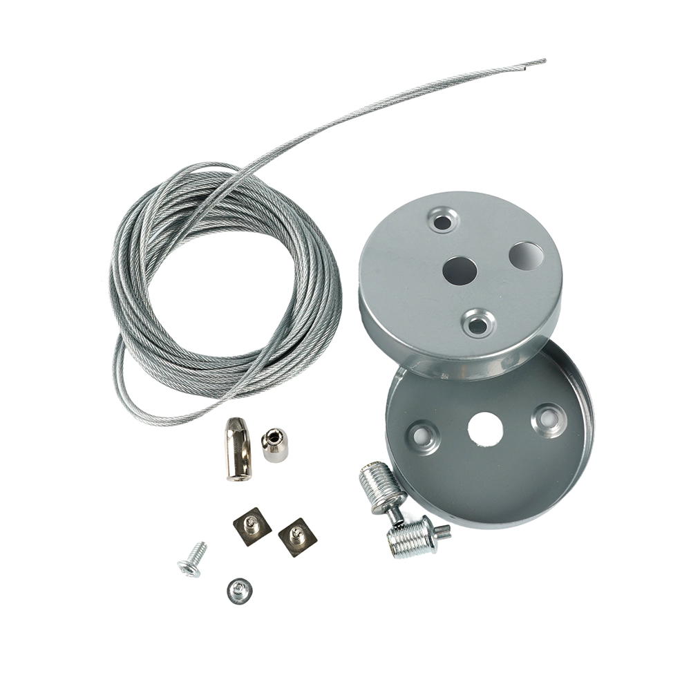 Подвес для светильников AL4036 серии RetailRay, длина 400см, серебро LD4036 51875