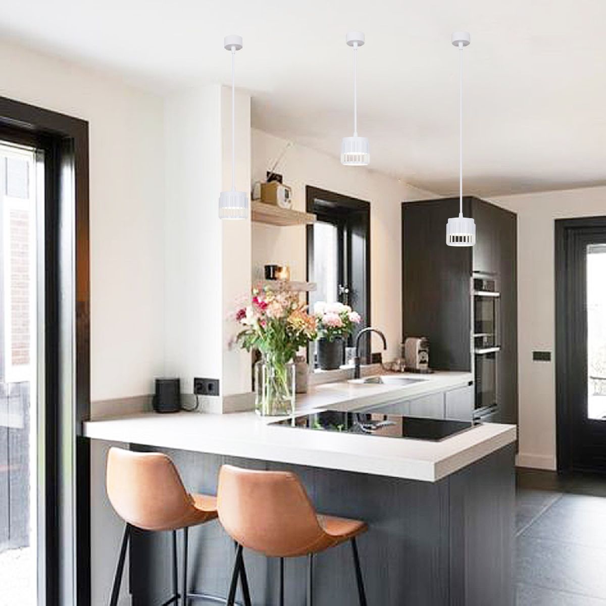 Подвесной светильник Reluce 53018-0.9-001MN GX53 WT