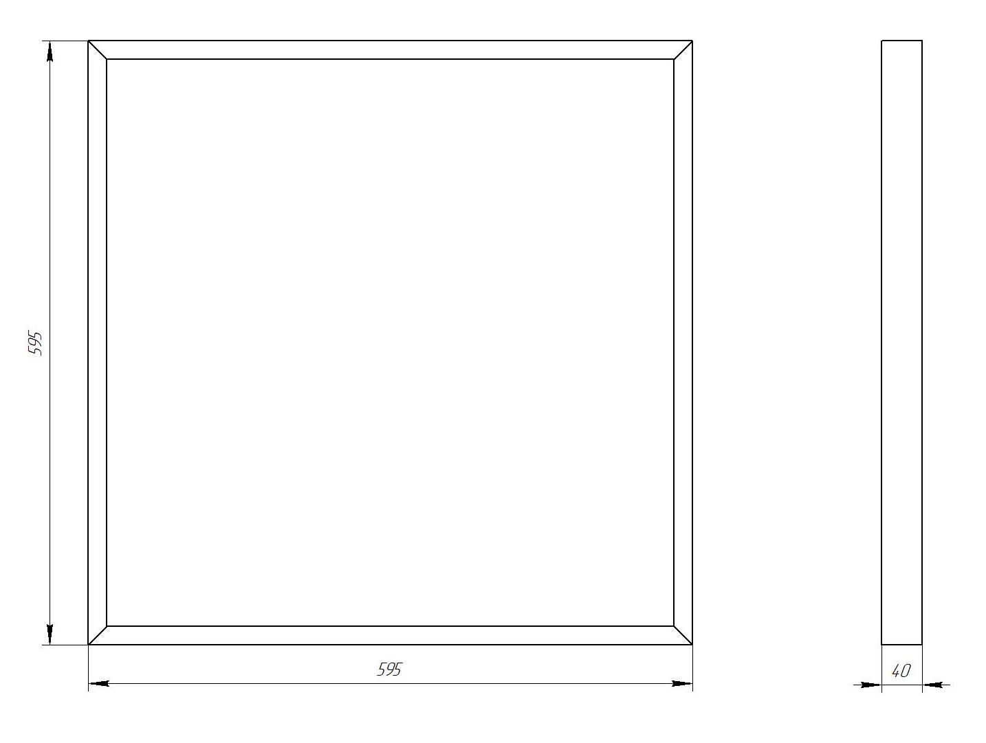 Светодиодная панель Эра SPO-910-3-65K-070 Б0051550