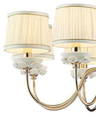 Подвесная люстра Lumien Hall Эрин 1030/8H-GD-WT