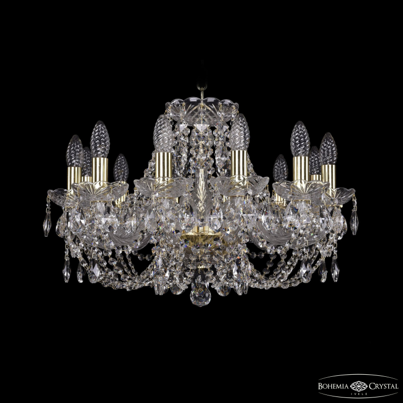Подвесная люстра Bohemia Ivele Crystal 1406/12/195 G