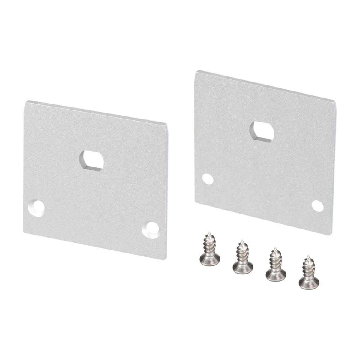 Заглушка Arlight LINE-3535-TRAY с отверстием (Алюминий) 062745