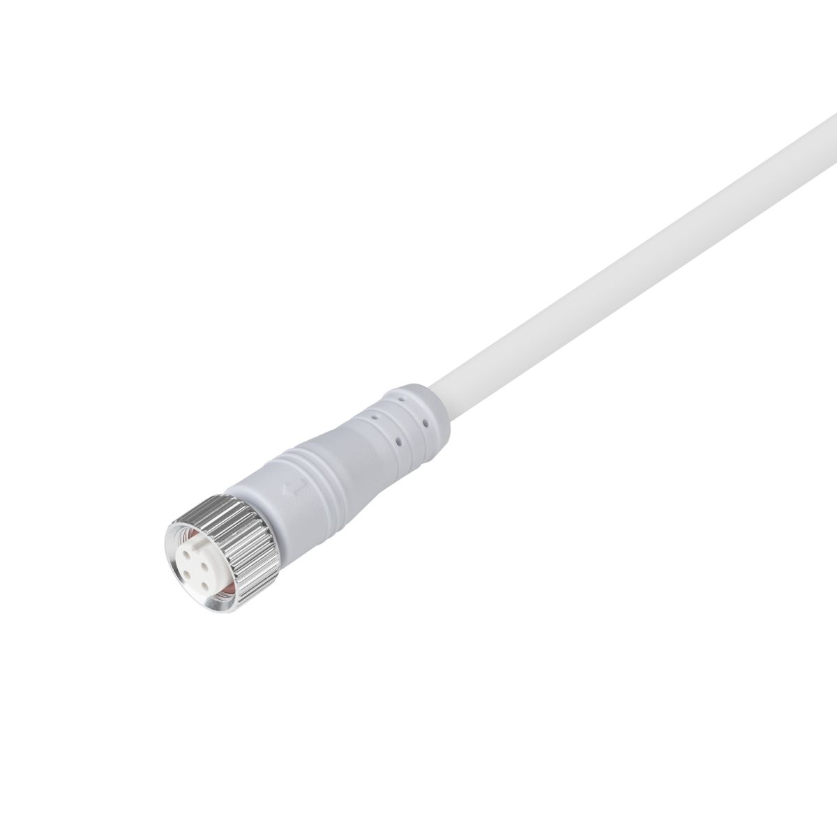 Коннектор питания Arlight ARL-WAVE-1615-CON-POWER-FEMALE-4PIN-WHT (IP67 Пластик) 060093