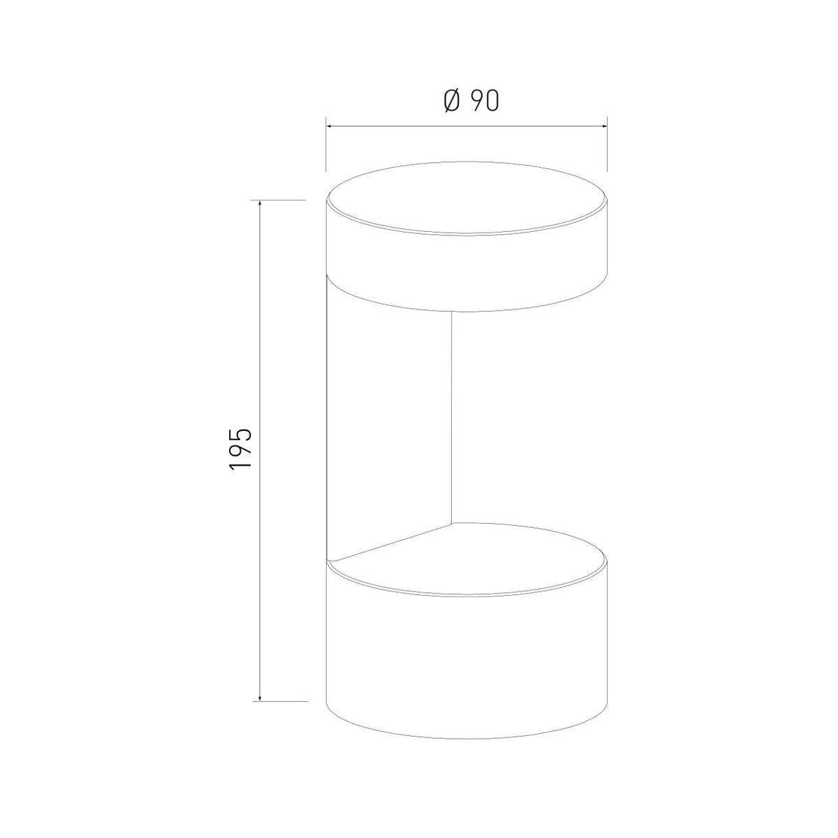 Уличный настенный светильник Elektrostandard Nimbus 1540 TECHNO LED серый 4690389172519 a053452