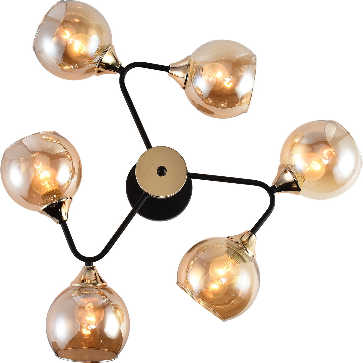 Люстра на штанге Reluce 01339-0.3-06 BK+FGD