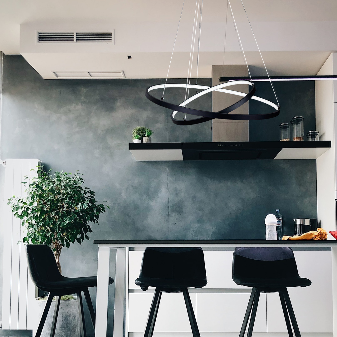 Подвесной светодиодный светильник iLedex Axis D098-2 (600X400) BK