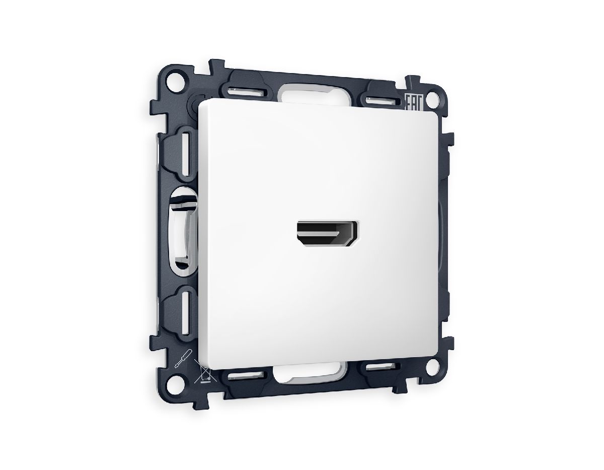 Комплект механизма розетки HDMI 2.0 40V/500mA 2.0GHz 5-18Gbit/s Ambrella Volt Alfa MA134010