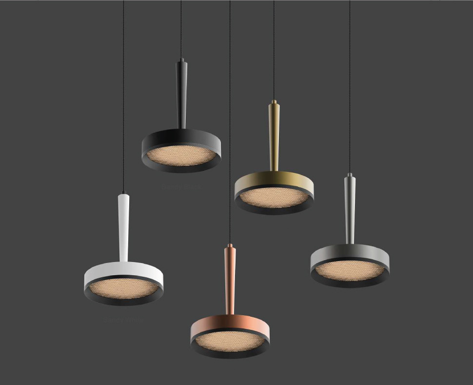 Подвесной светильник (без основания) Italline IT02-025 black 3000K