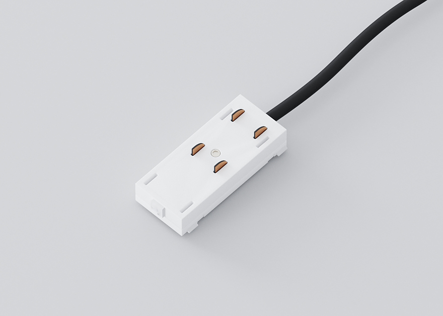 Коннектор Luminotti Slimline L.200.1.WH