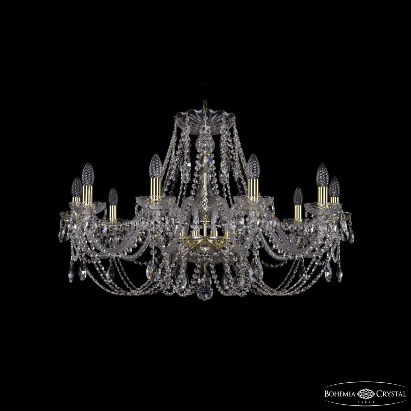 Подвесная люстра Bohemia Ivele Crystal 1406/10/300 G