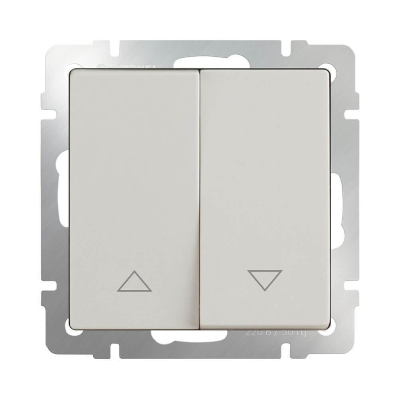 Выключатель для жалюзи Werkel WL03-01-02 слоновая кость 4690389128479