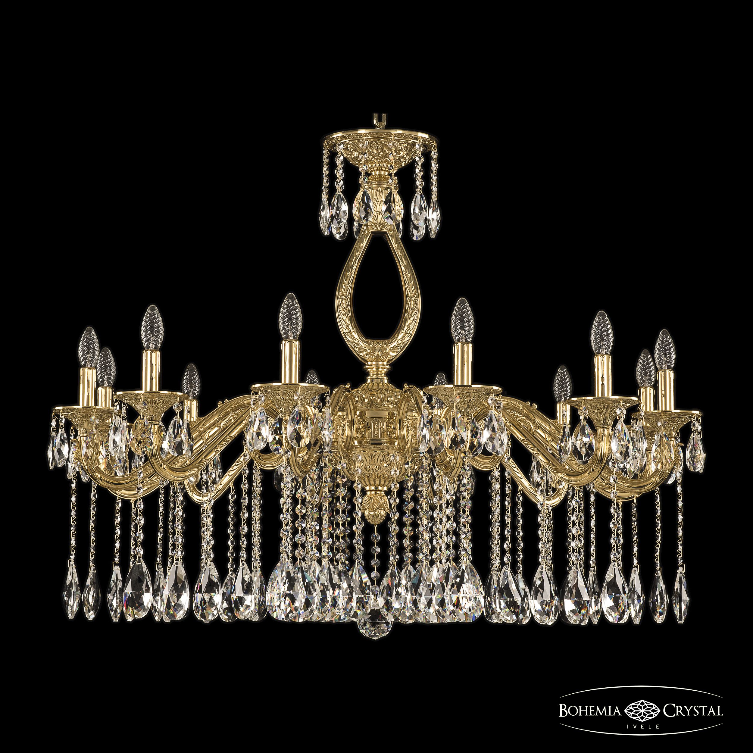 Подвесная люстра Bohemia Ivele Crystal Florence 71302/12/360 A G