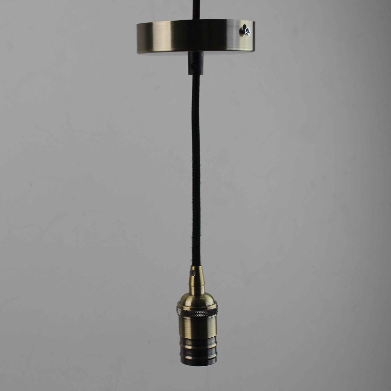 Ретро патрон с подвесом E14 Бронза Sun Lumen 056-748