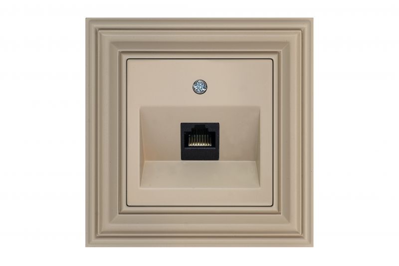 Розетка компьютерная Liregus Retro 29-136