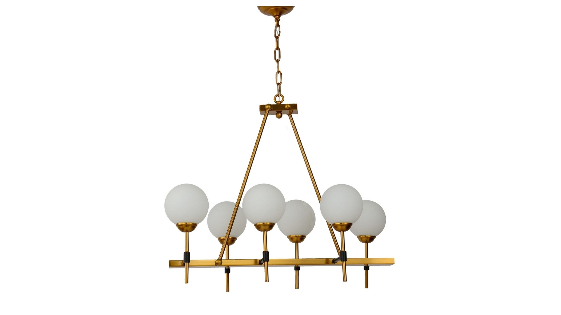 Подвесная люстра Lumina Deco Aldono LDP 7004-6 MD+BK