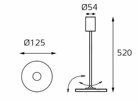 Накладной светильник ITALLINE 62Y411 BLACK