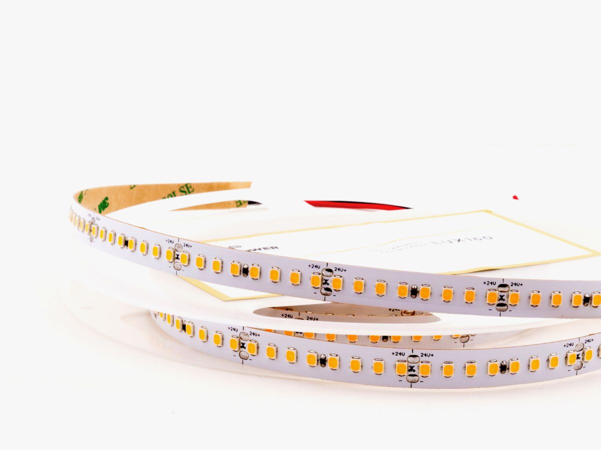 Светодиодная лента LEDS POWER 2835 176/м (16Вт/м) 24В теплая LUX160 006178