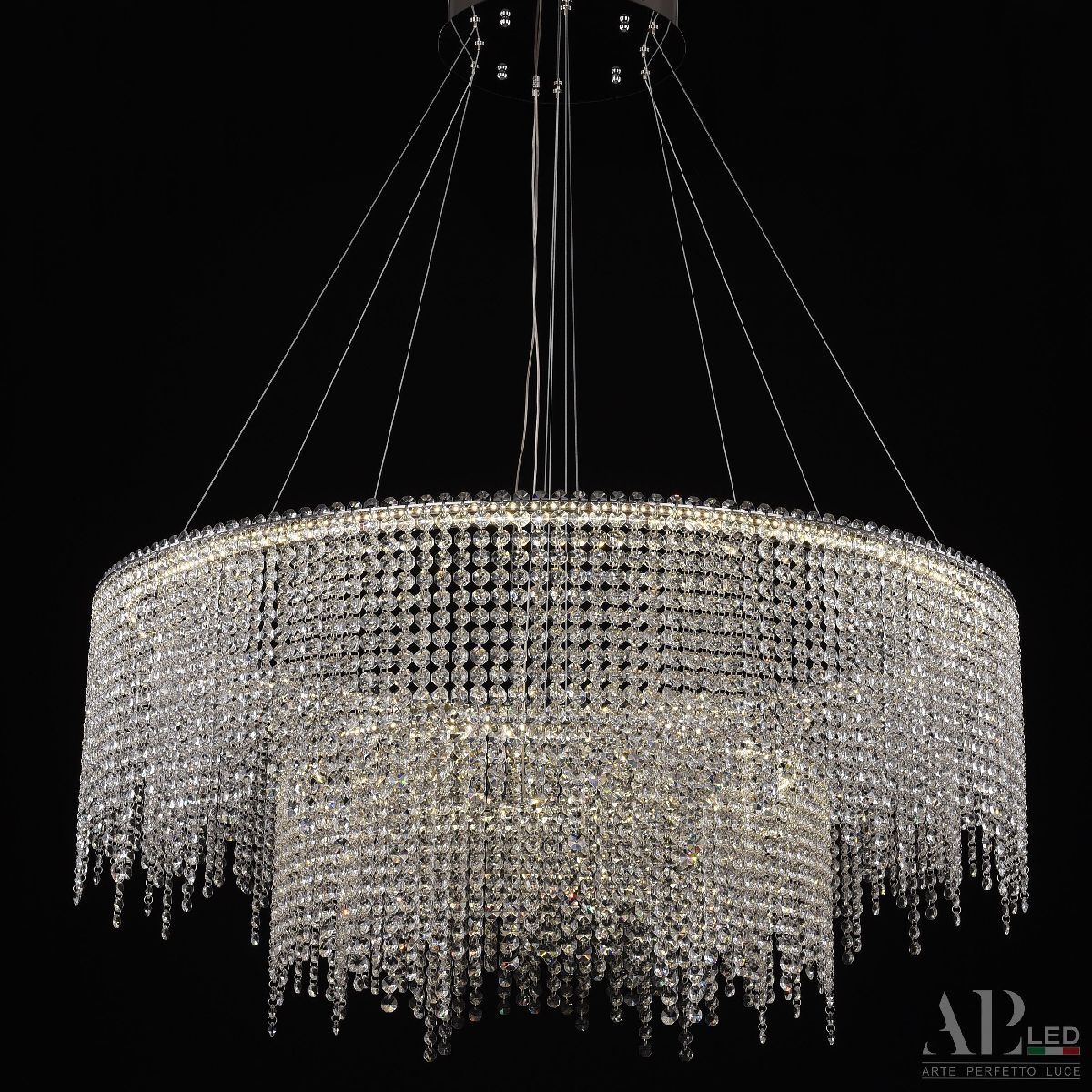 Подвесная люстра Arte Perfetto Luce Sicilia SH02.93.2D.B.Ni.4000