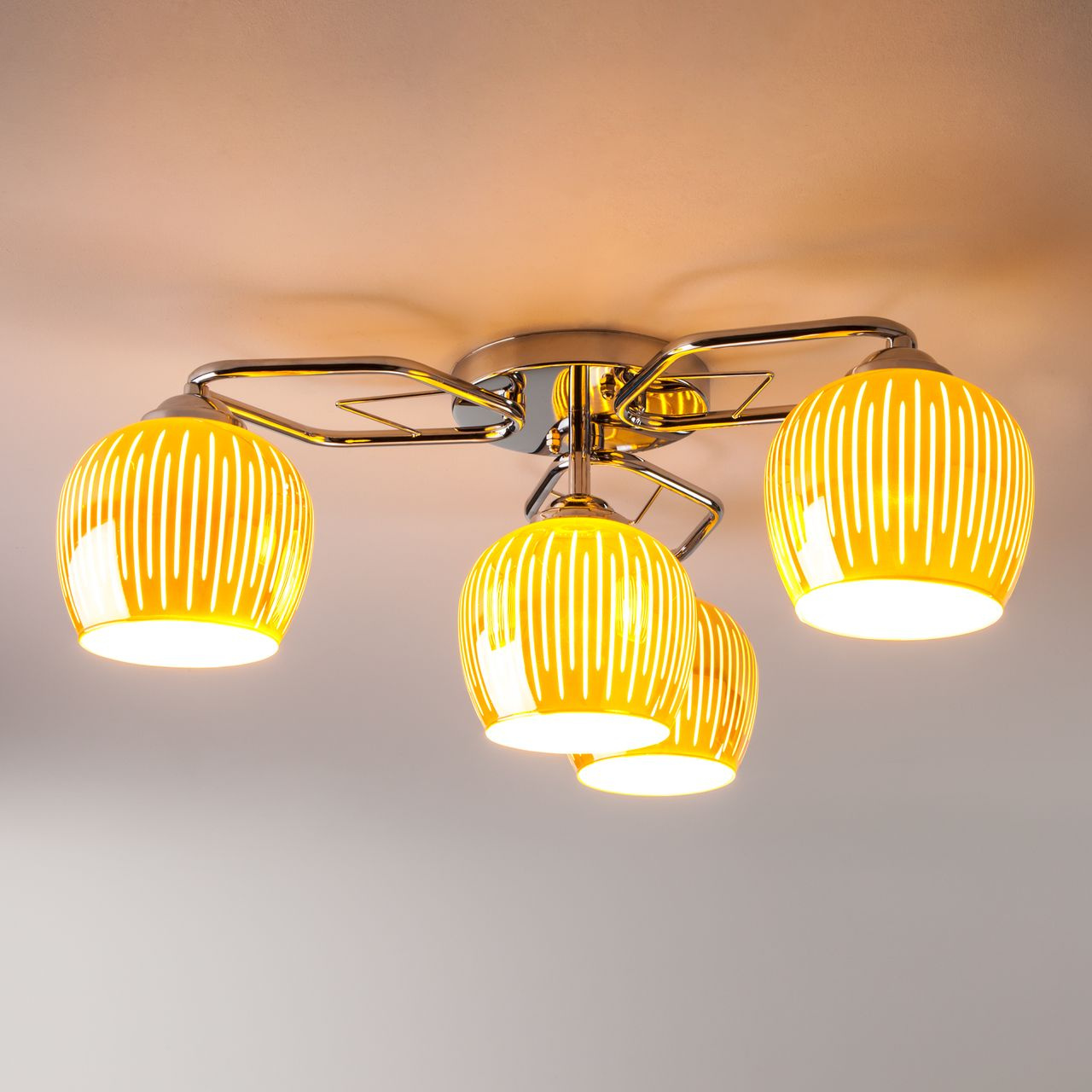 Потолочная люстра Eurosvet Jesse 30161/4 хром