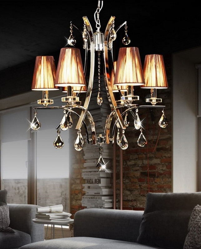 Подвесная люстра Lumina Deco Glamour LDP 66247-6 BR