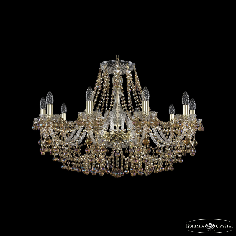 Подвесная люстра Bohemia Ivele Crystal 1409/10/300 G R777