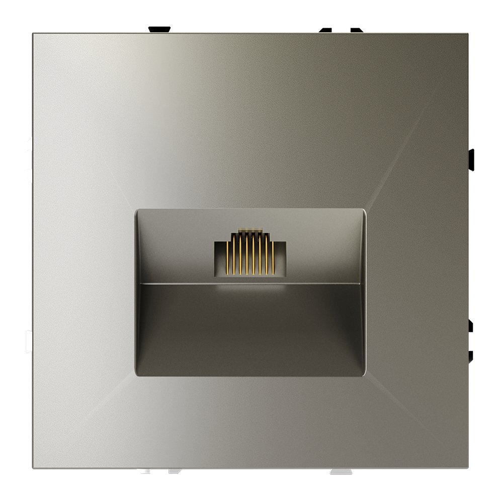 Розетка компьютерная Voltum S70 VLS060104 (шелк)