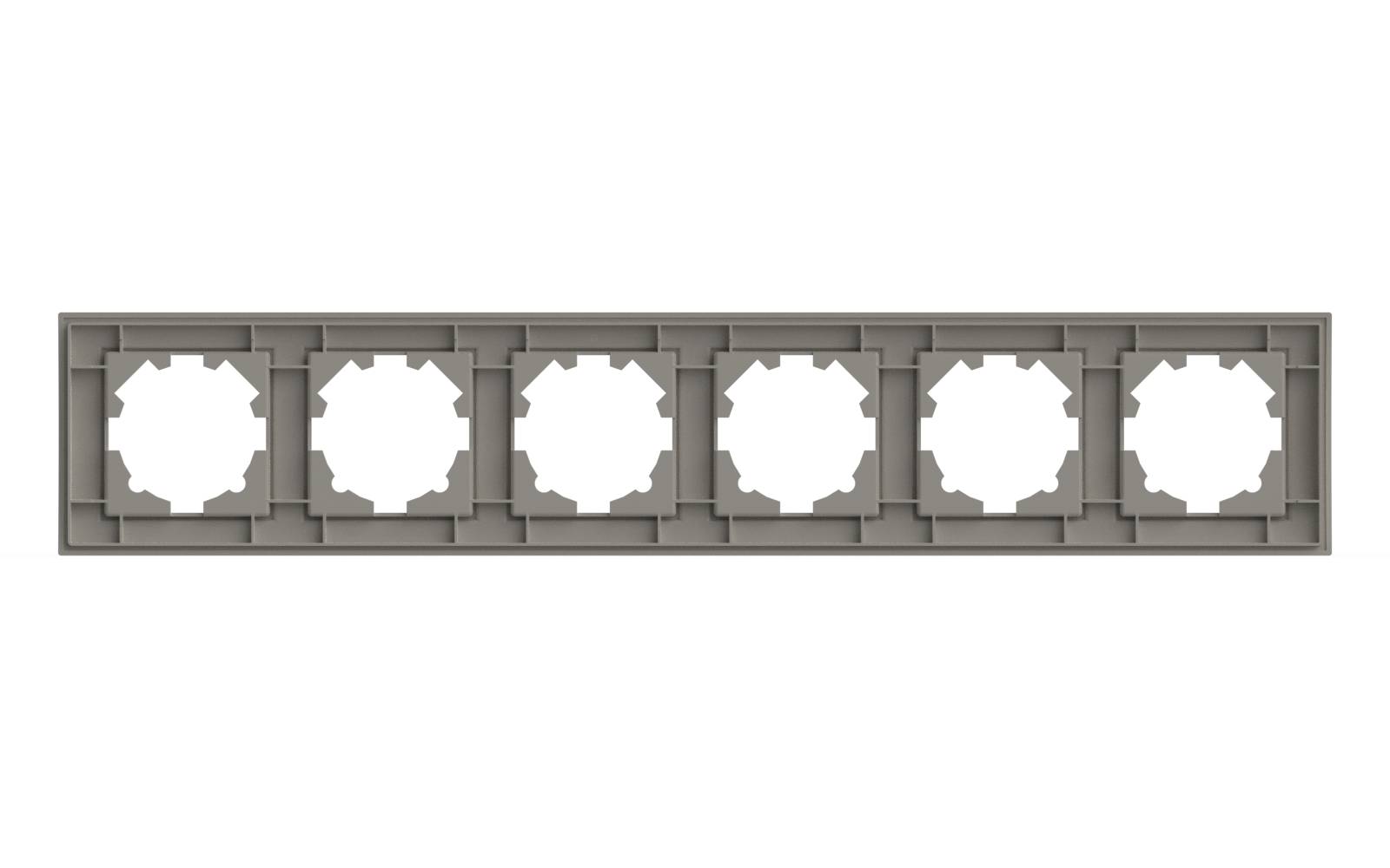 Рамка шестиместная ELBI Zena 500-010200-252