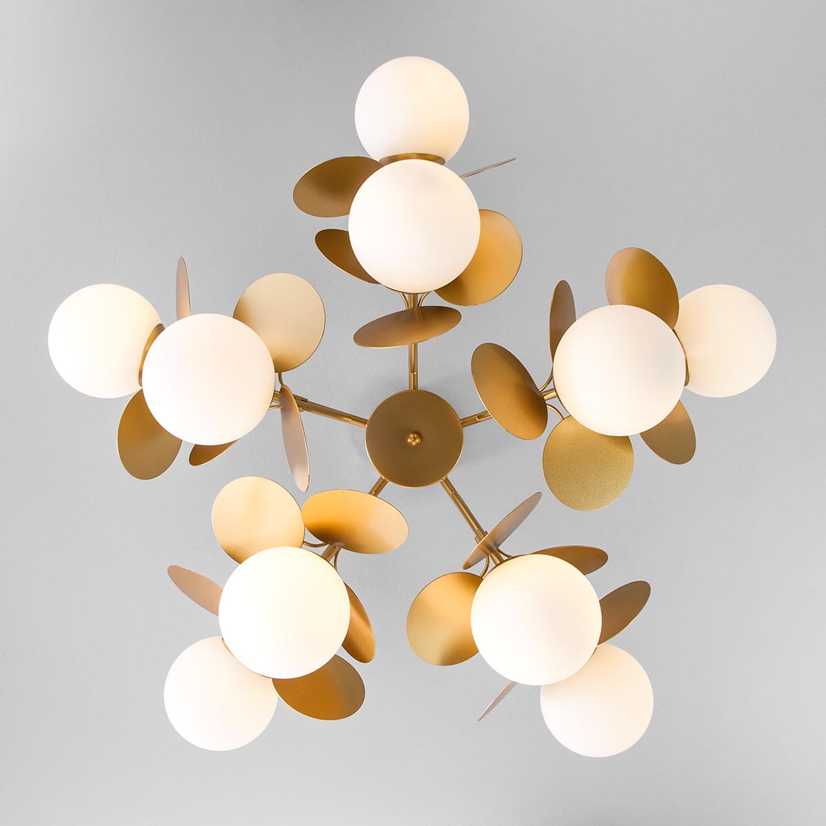 Потолочная люстра Eurosvet Matisse 70134/10 перламутровое золото Smart (70124/10)