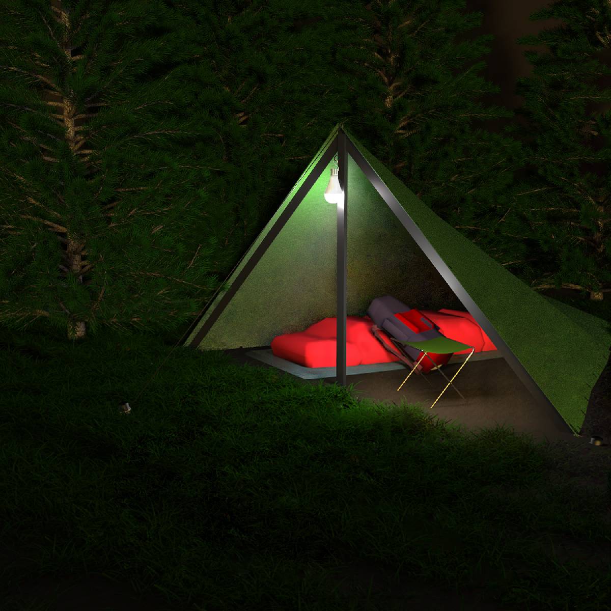 Лампа светодиодная аккумуляторная Gauss E27 10W 4100K матовая 102402200