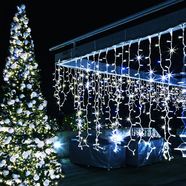 Светодиодная гирлянда Arlight ARD-Edge-Classic-2400x600-White-88LED-Milk-Flash White 034123