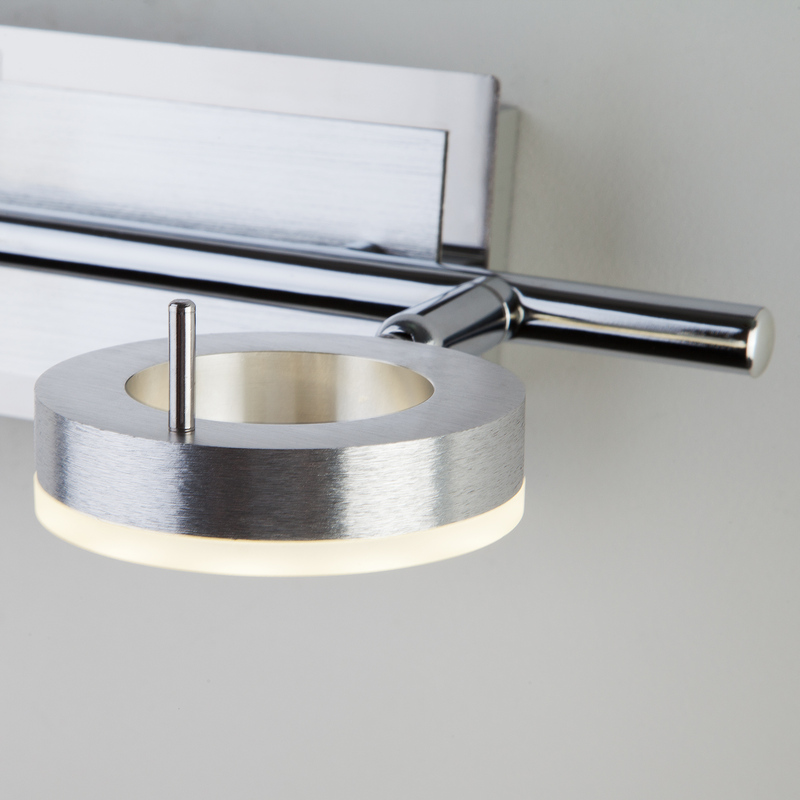 Настенный светодиодный светильник Eurosvet Wheel 20001/2 алюминий