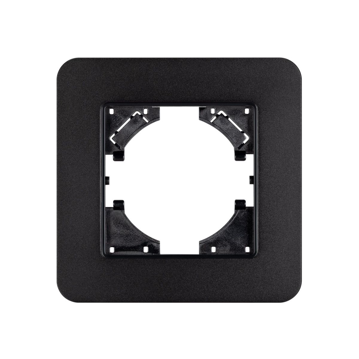 Рамка алюминиевая на 1 пост Arlight FRM-AKIRY-SFAL-1-BK 049685