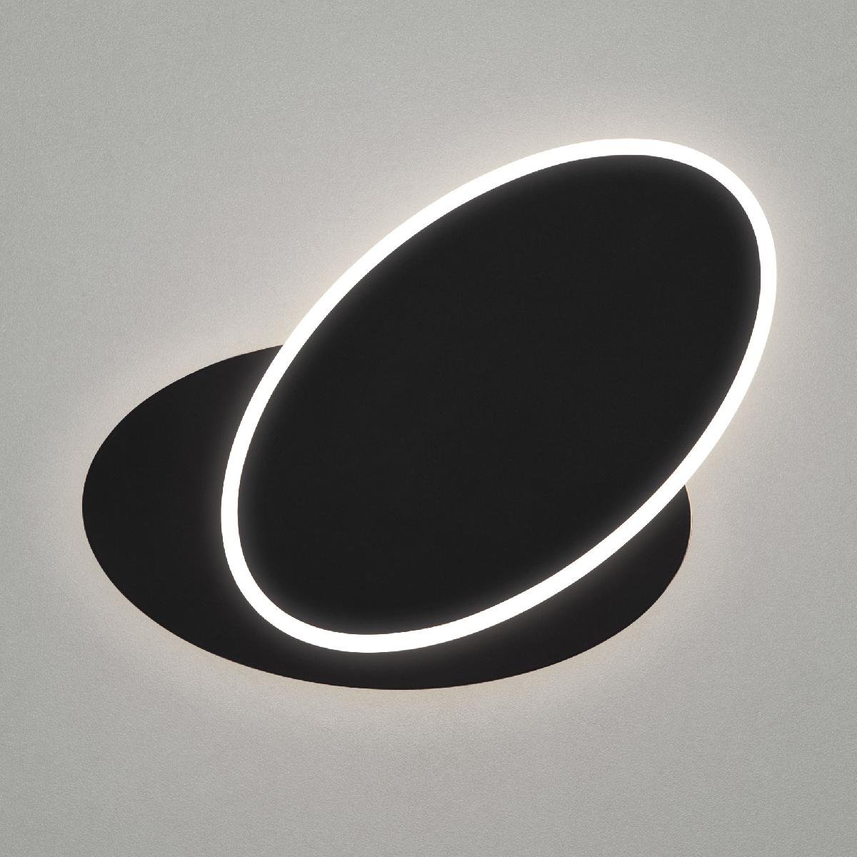 Настенный светодиодный светильник Eurosvet Twirl 90315/2 черный