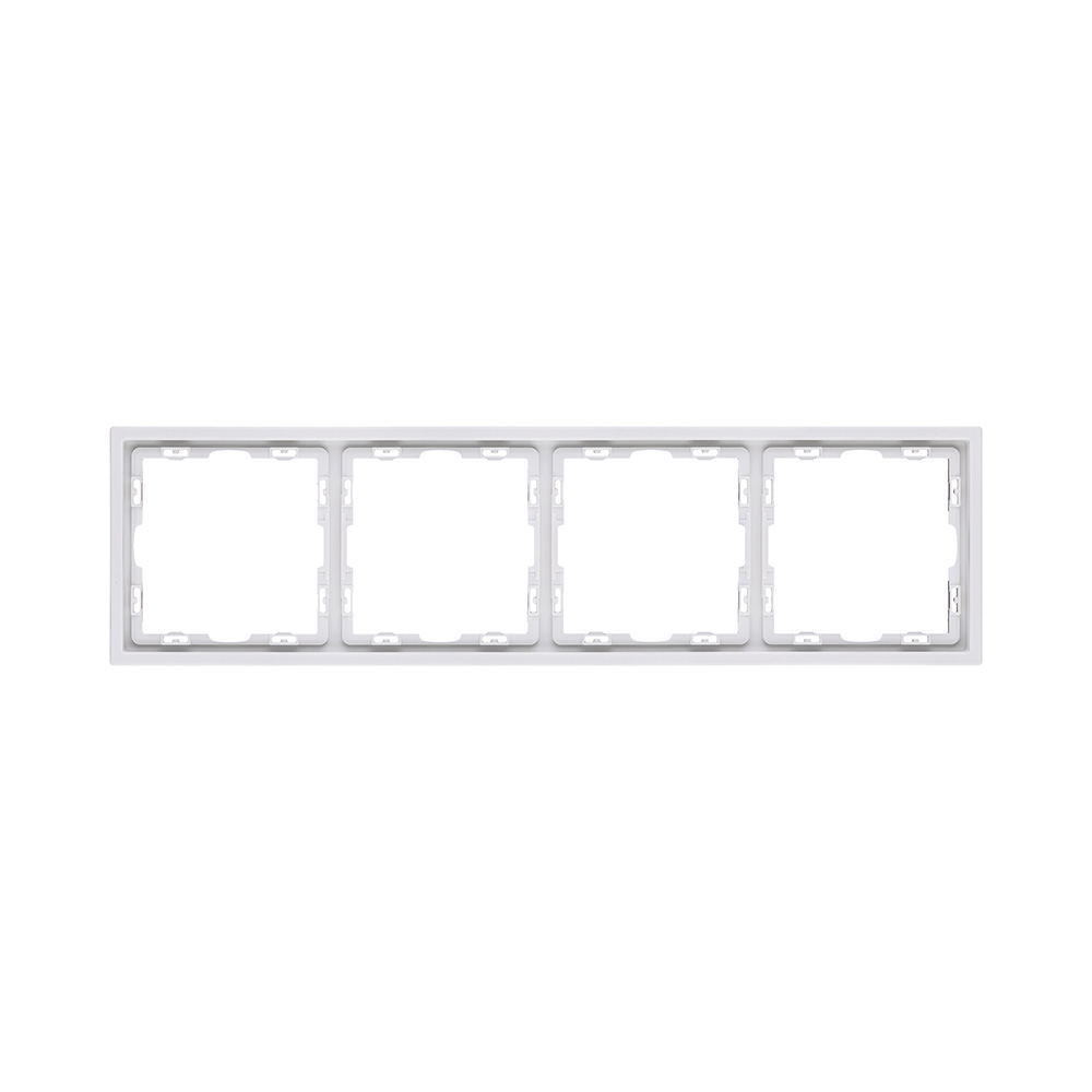 Рамка 4-постовая, белый глянцевый Kollinger Eclipse EC4WG