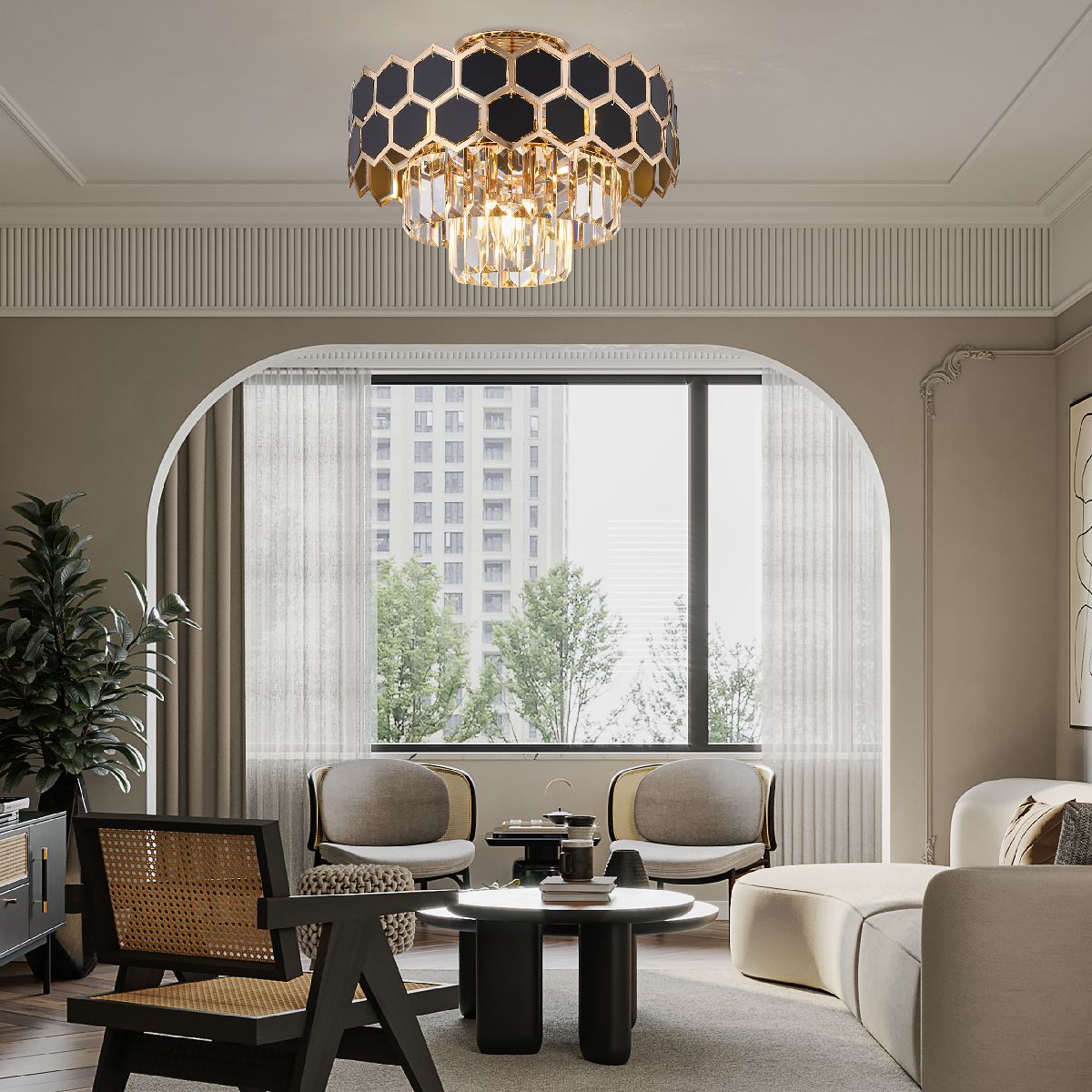 Потолочный светильник Arte Milano Sorrento 375009/3+2/20/380 GD