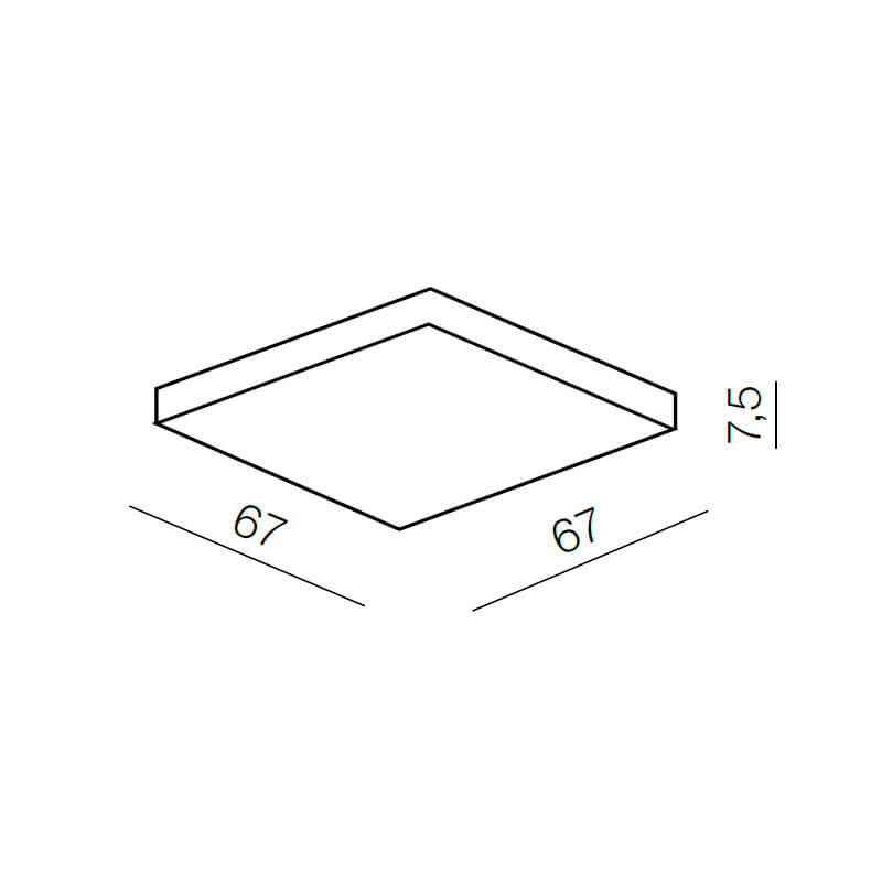 Накладной светильник Azzardo Piso 67 AZ0756