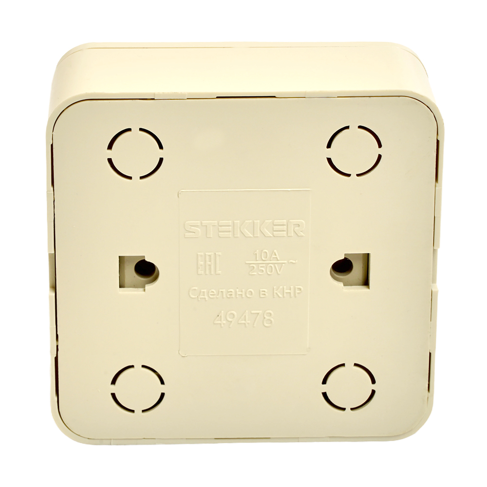 Переключатель одноклавишный Stekker София 49478 MSW10-12-04