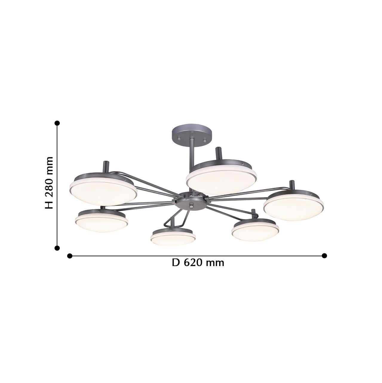 Потолочная светодиодная люстра F-Promo Ledante 2471-6P