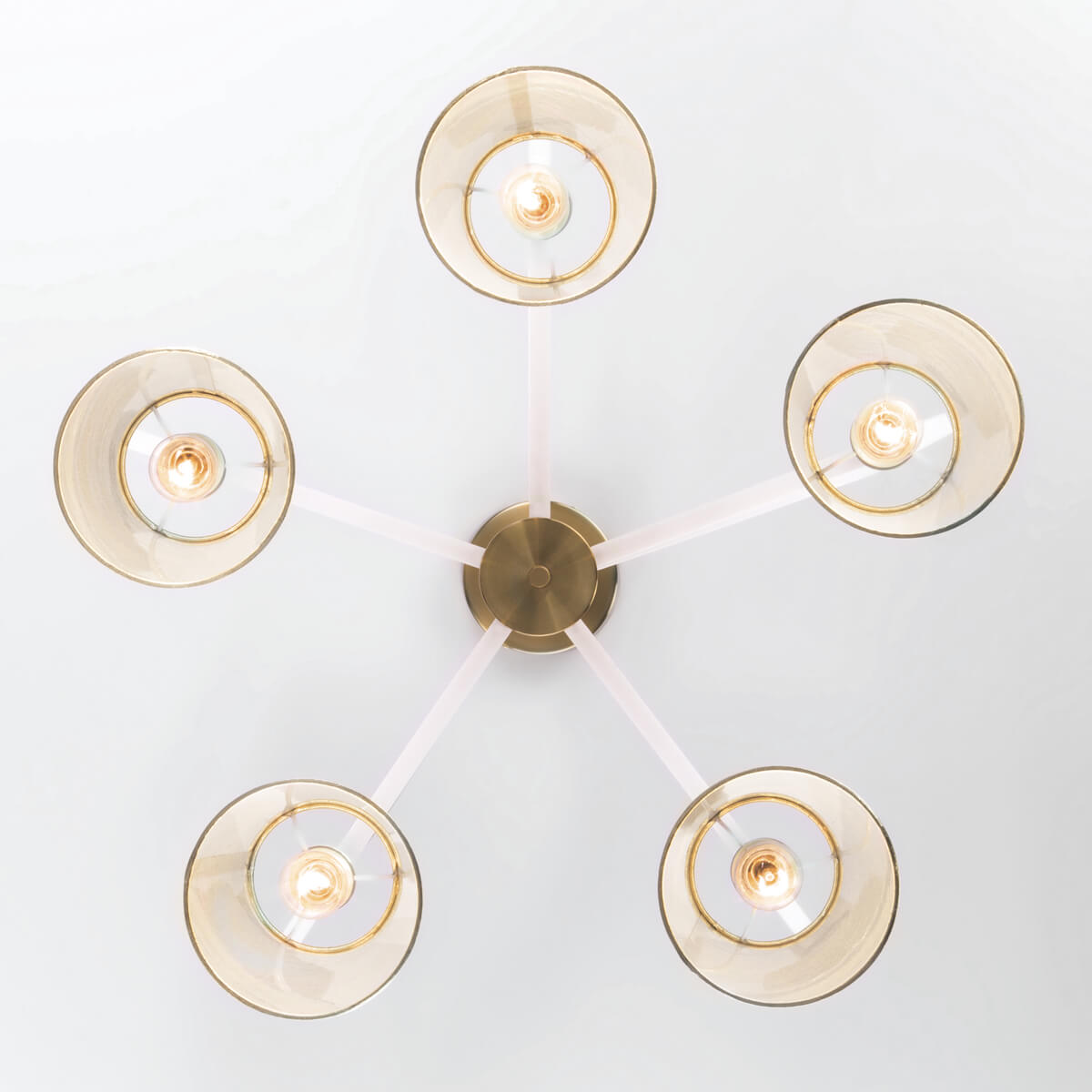 Потолочная люстра Eurosvet Alicante 60082/5 золотая бронза