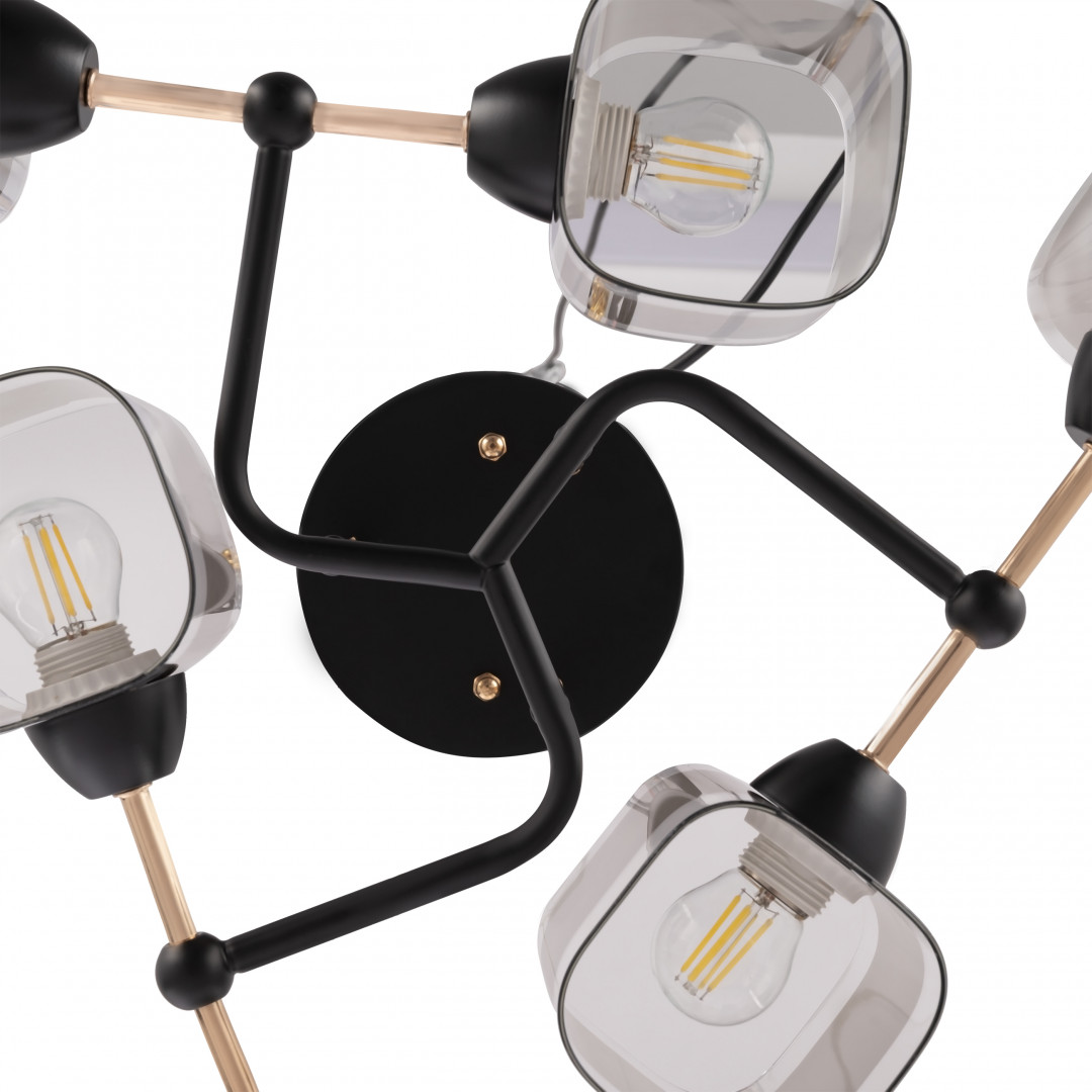 Потолочная люстра Arte Milano Amalfi 324308/6 BK+FG