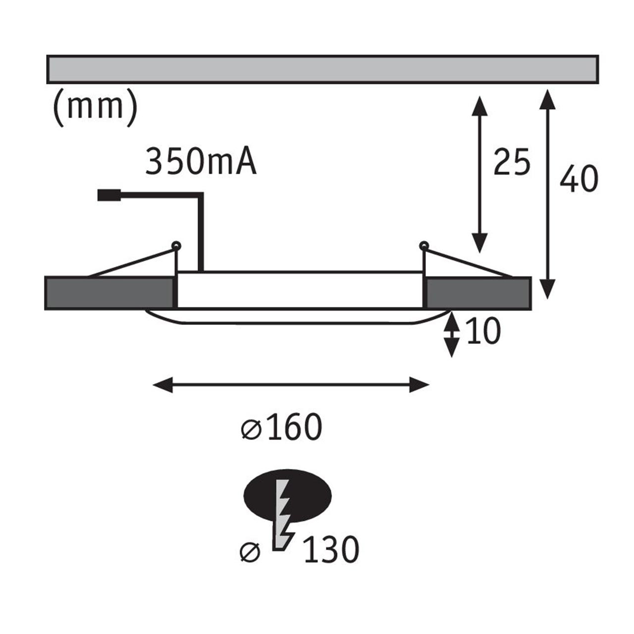 Встраиваемый светодиодный светильник Paulmann Premium Line DecoDot 92705