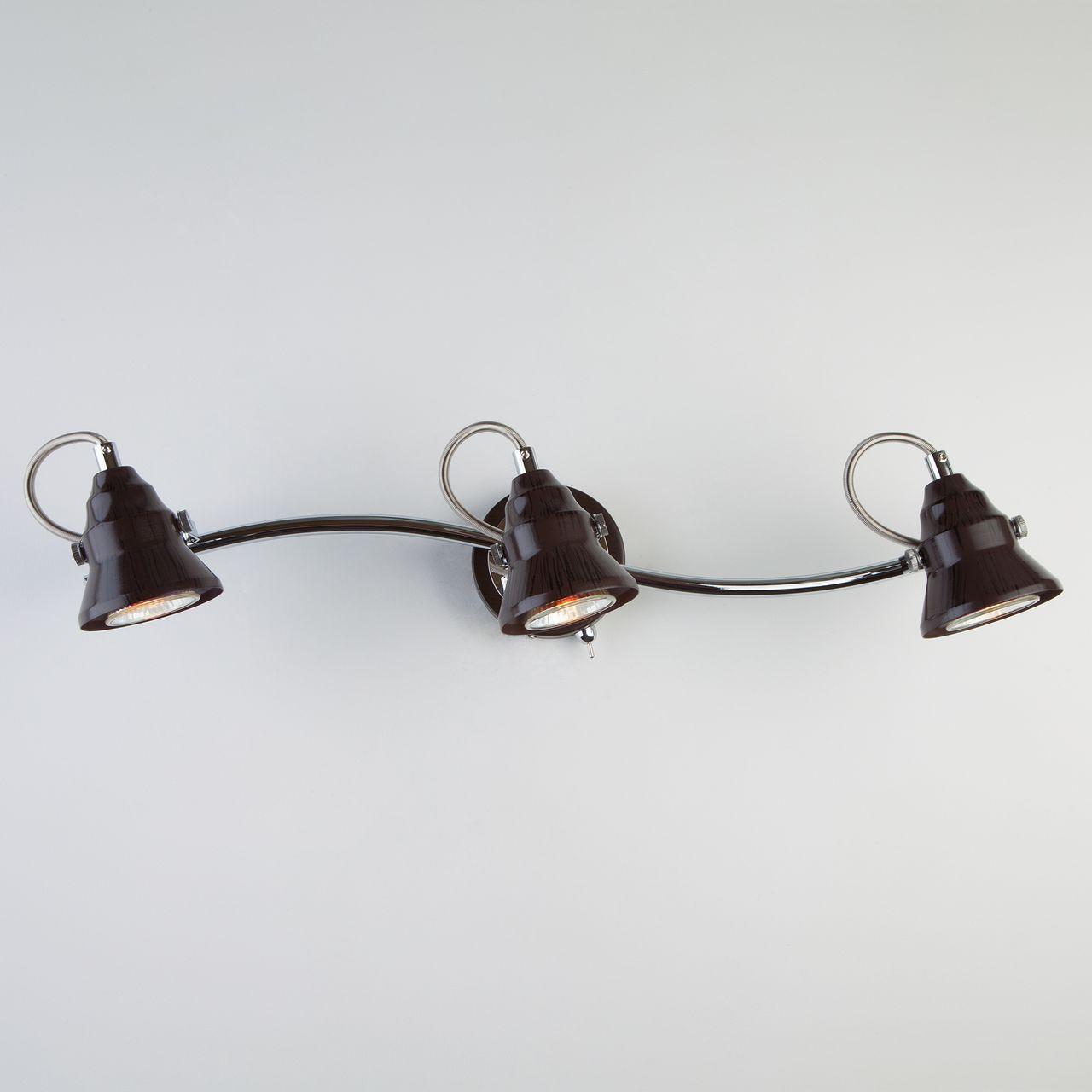 Спот Eurosvet Magnum 20062/3 хром/венге