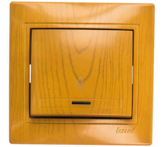 Выключатель проходной с подсветкой Lezard Mira 701-0701-114