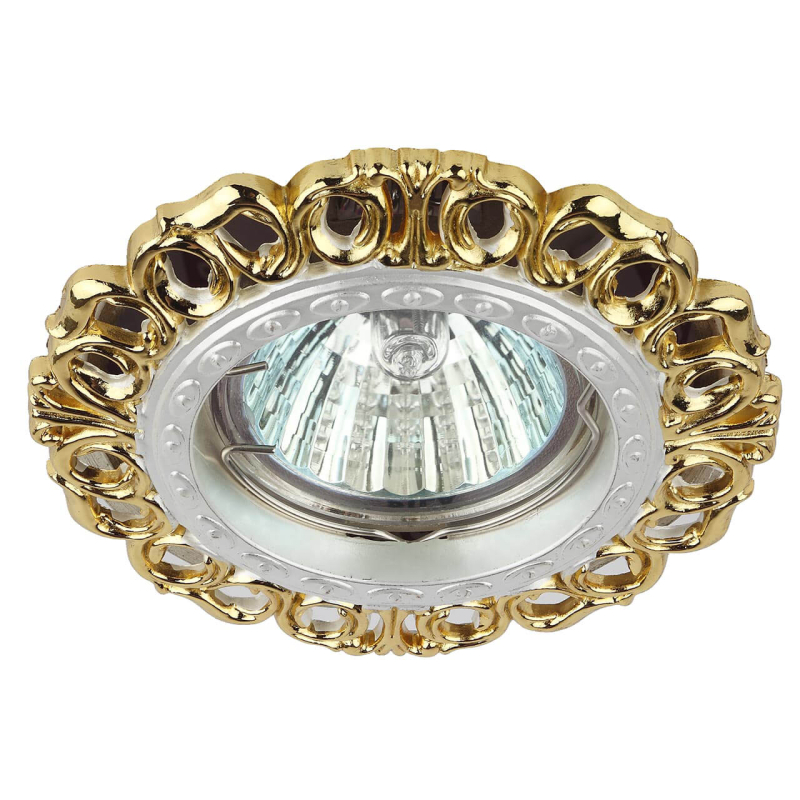 Встраиваемый светильник ЭРА KL53 GD/SL Б0017096