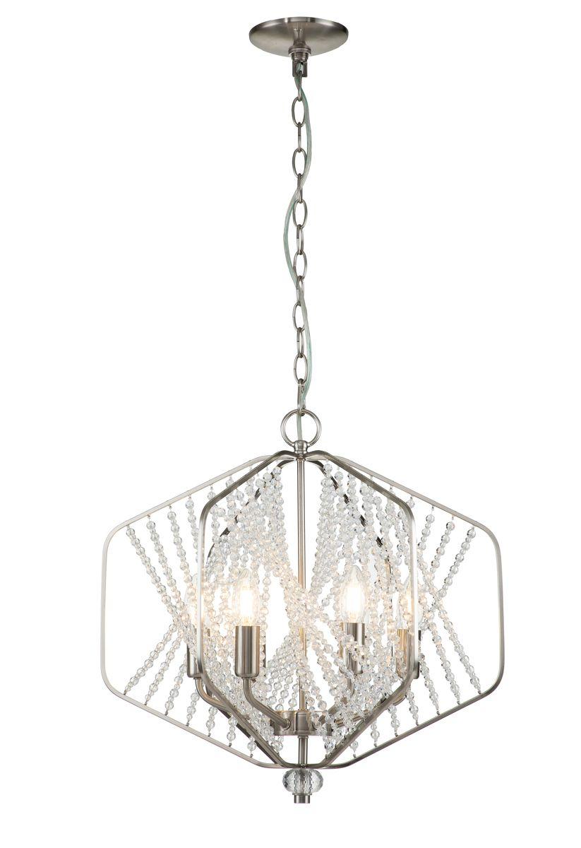 Подвесная люстра Indigo Ballo 12004/6P Nickel V000276