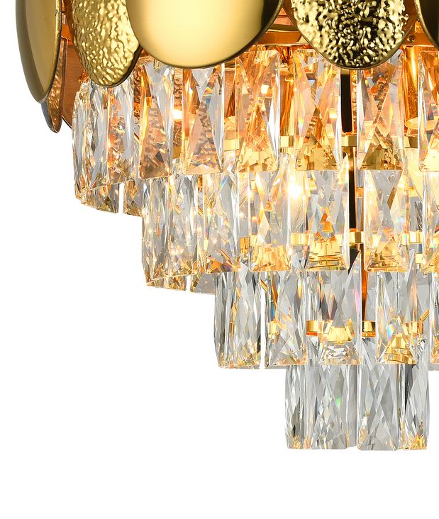 Подвесная люстра Natali Kovaltseva CHIC 81437/8C GOLD