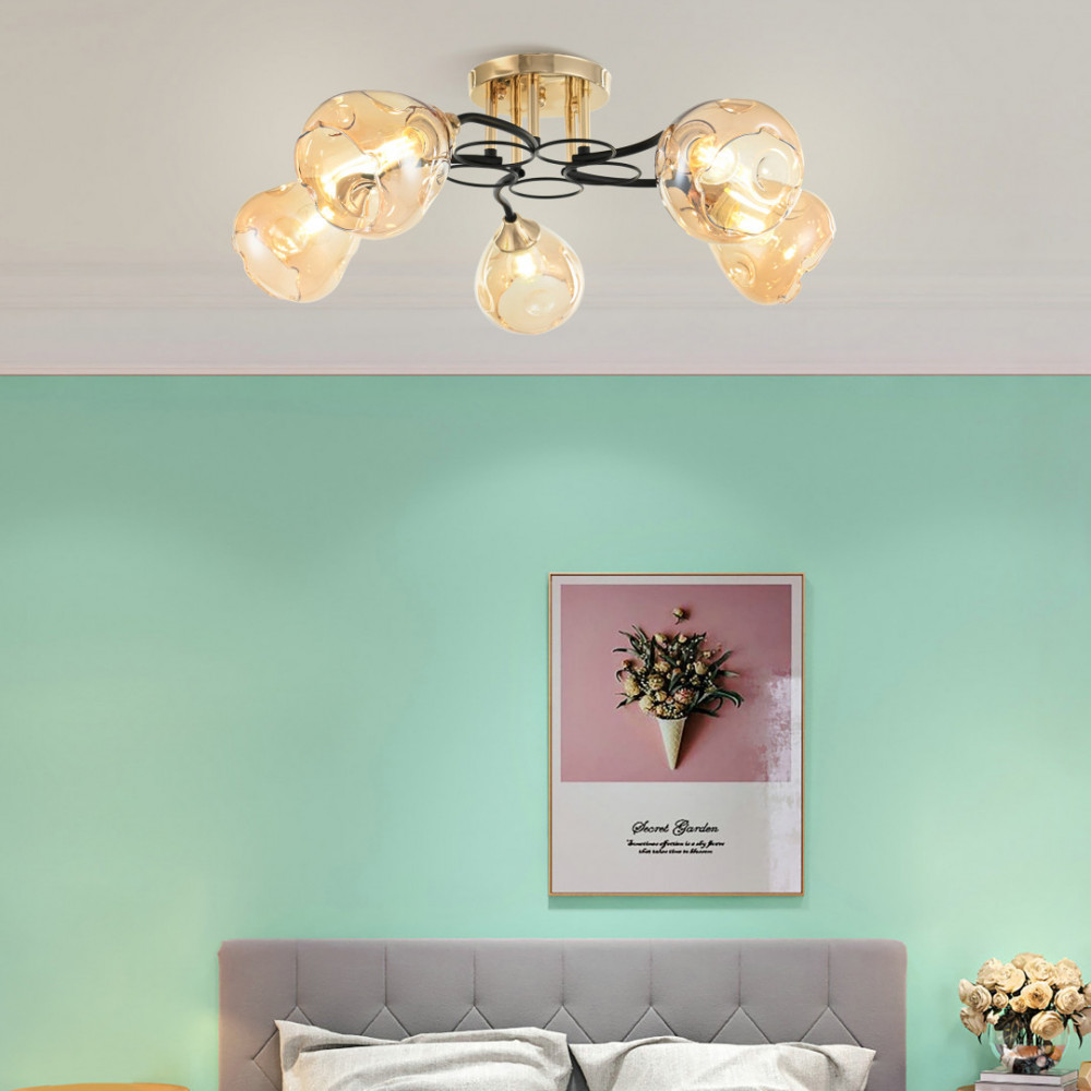 Потолочная люстра Arte Milano AMALFI 3332.7125.5.FG.BK